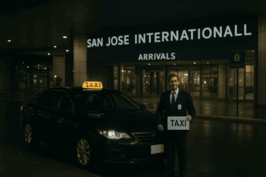 Professional taxi in santa clara to sjc from a corporate campus