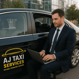 Dedicated taxi in san jose airport sjc driver assistance | aj taxi services Professional taxi in san jose airport sjc driver assisting with luggage