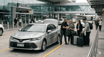Santa Teresa to SFO Taxi 2 Professional driver assisting customer with luggage for SFO trip.